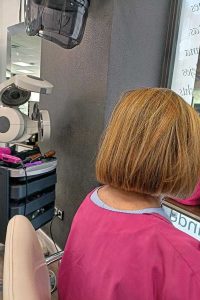 Resultado del alisado de pelo